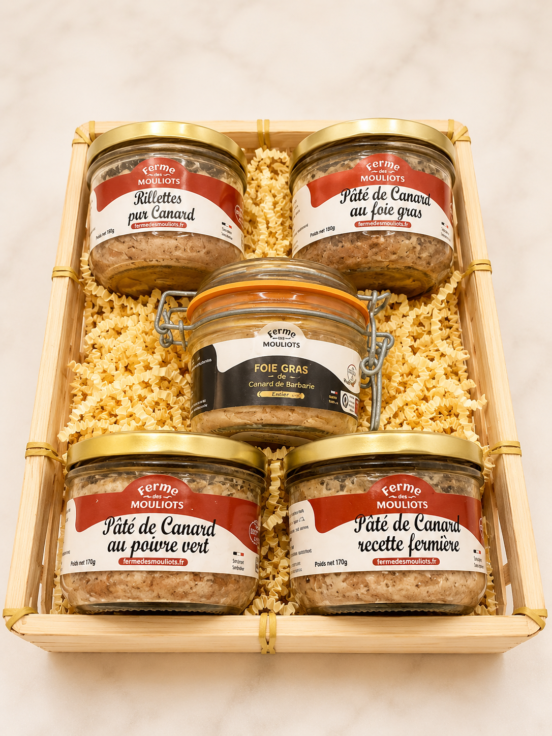 COFFRET DES MOULIOTS FOIE GRAS